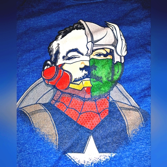 SuperHero Keep Calm Chive On T-shirt 💙 - Picture 3 of 4